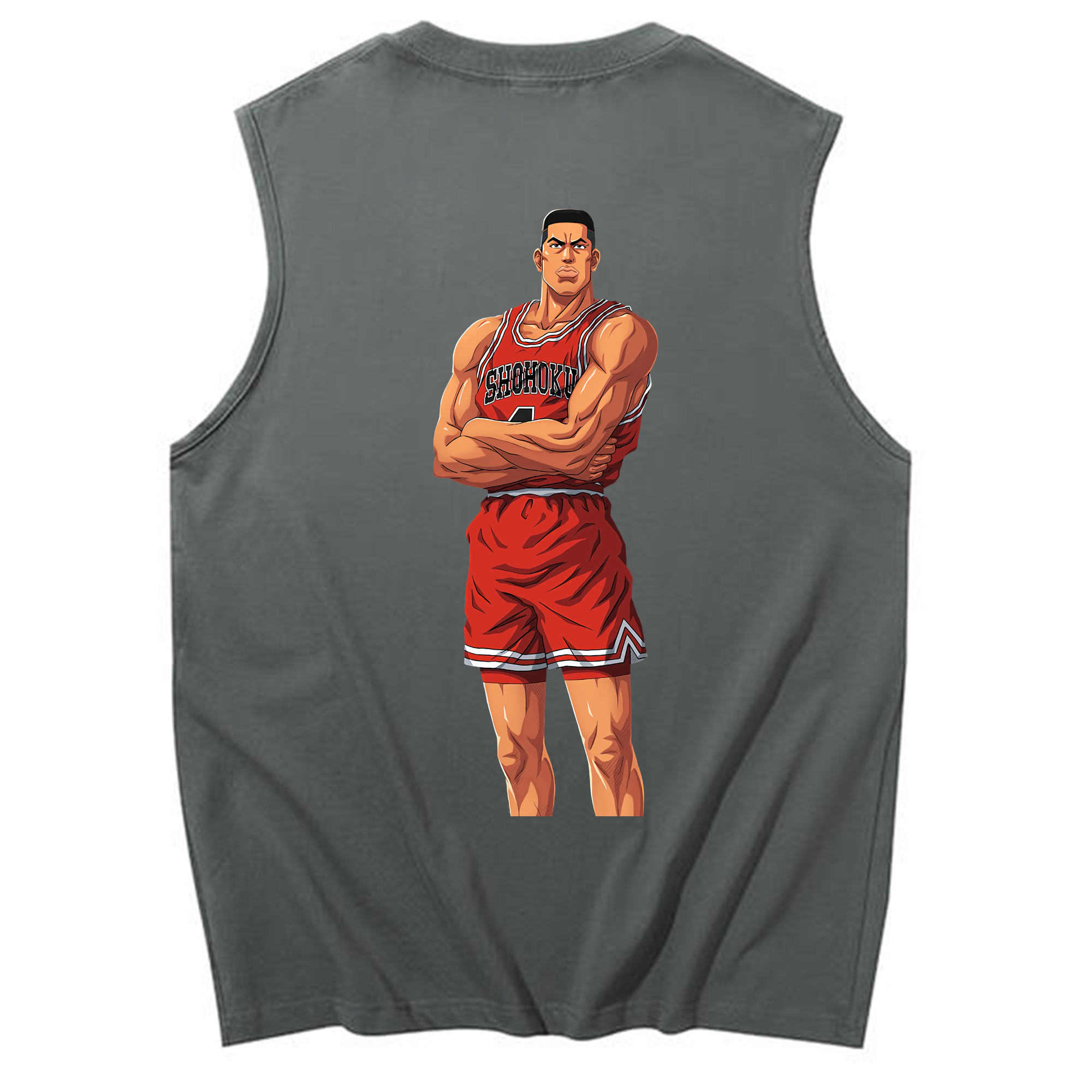 （画像用） SLAM DUNK／スラムダンク コットン100％タンクトップ（背面プリント）